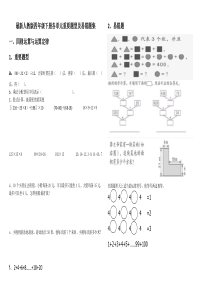 最新人教版四年级下册各单元重要题型及易错题集
