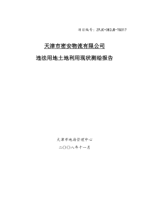 违法地块现状测绘报告