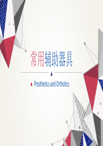 《常用辅助器具》课件