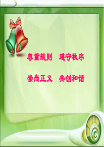 规则与秩序课件
