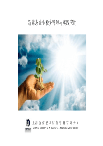 税务讲师群讲义展示001凌毅新常态企业税务管理与实践应