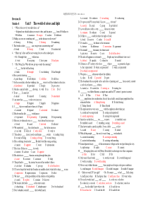 2009年新人教版高二英语Unit3Theworldofcolorsandlight