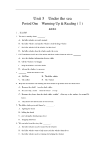 Unit3PeriodOne1高中英语人教版选修7配套WORD文档Unit15