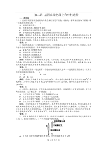 必修2课时训练第2章第2讲基因在染色体上和伴性遗传高中生物练习试题