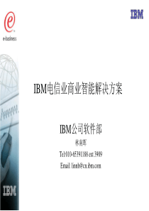 XX电信业商业智能解决方案