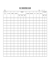 部门销售管理月报表word表格表单模板