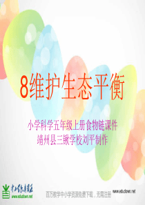 教科版小学科学五年级上册18维护生态平衡PPT课件6