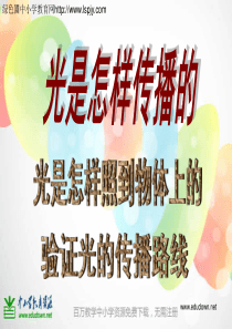 教科版小学科学五年级上册23光是怎样传播的PPT课件8