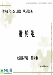 教科版小学科学六年级上册16滑轮组PPT课件6