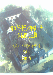 青岛小学科学四年级下册22昼夜与生物PPT课件8