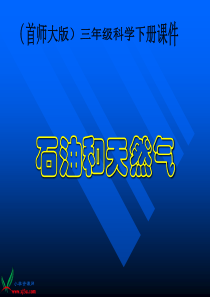 首师大小学科学三年级下册18石油和天然气PPT课件