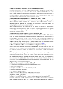 英美社会与文化试题参考答案(仅供参考)