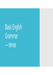 Grammar 时态高中英语课件