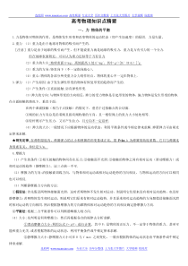 高考物理知识点精要归纳