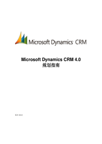 Microsoft_Dynamics_CRM_IG_规划