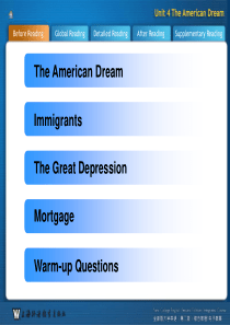 全新版大学英语综合教程第一册第二版课件Unit4