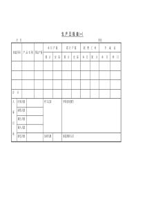生产日报表一word模板