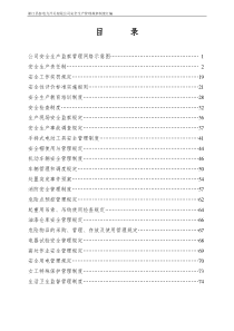 安全生产管理规章制度汇编(改)