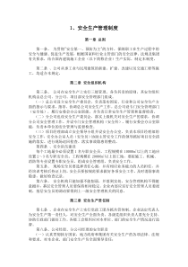安全管理办法（DOC156页）
