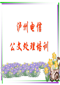 公文处理培训资料