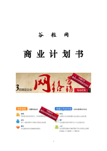 谷粒网商业计划书