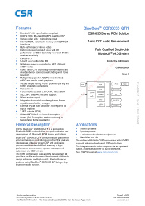 CSR8635-QFN-Data-Sheet