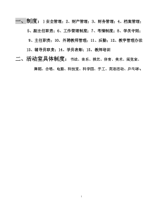 少年宫各管理制度