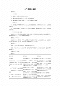 空气质量与健康人教版初中生物