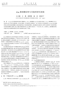重组酶结构与功能的研究进展