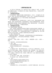 工程样板实施方案