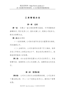 工资管理办法(1)