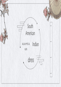 南美洲的印第安人服饰