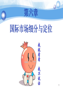 国际市场营销课件-第六章-国际市场细分与定位