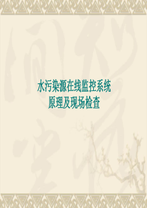 废水在线监控现场检查