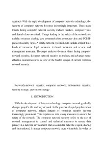 计算机网络通信英文论文及翻译