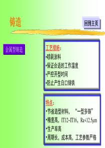 金属工艺学——铸造分类