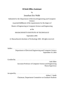 EClerk Office Assistant