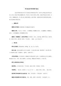 常见造岩矿物的镜下鉴定