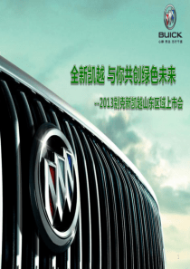 2013全新凯越-与你共创绿色未来活动方案