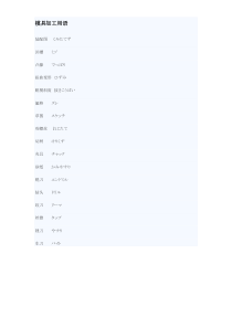 模具相关用语(日语)