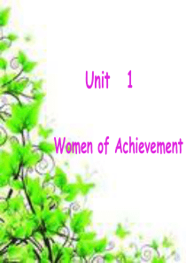 人教版高中英语必修4unit1