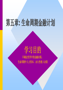 金融学讲义chpt5