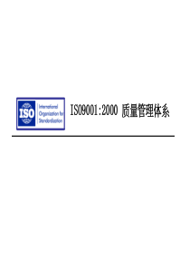 ISO9000 2000 质量管理体系