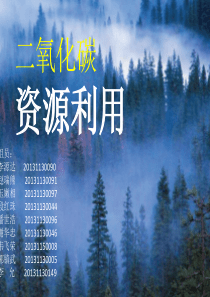 二氧化碳的利用