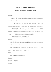 BLetslearnLookandtalk2六年级下册英语教学资源