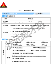 SectionA第2课时3a4b教案初中英语人教版九年级下册教学资源