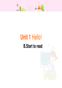 Unit1第五课时PEP版英语三年级上册教学课件