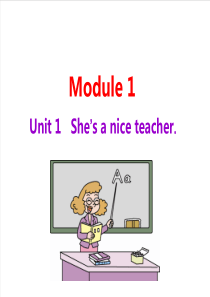 外研版四下M1U1Shesaniceteacher小学英语教学资源