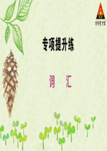 词汇湘少版四年级下册英语资源