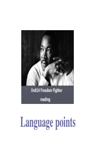 高一英语课件freedomfighterslanguagepoints高一英语课件